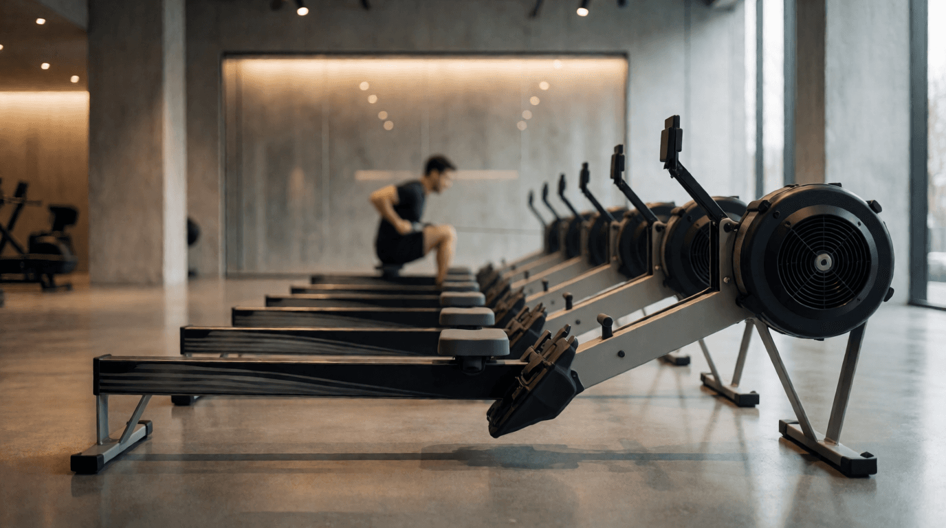 gym fitness equipment workout low row