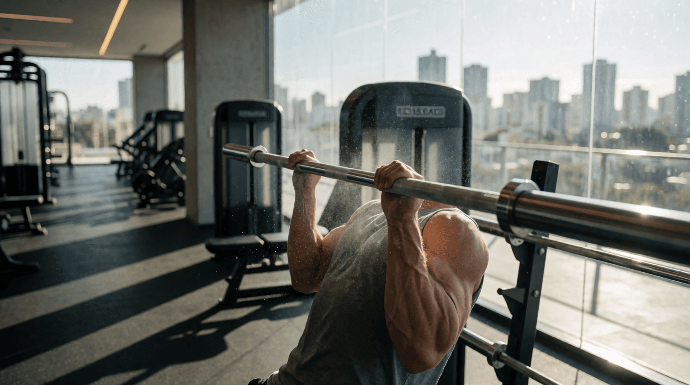 gym fitness equipment workout barra straight brasilia df