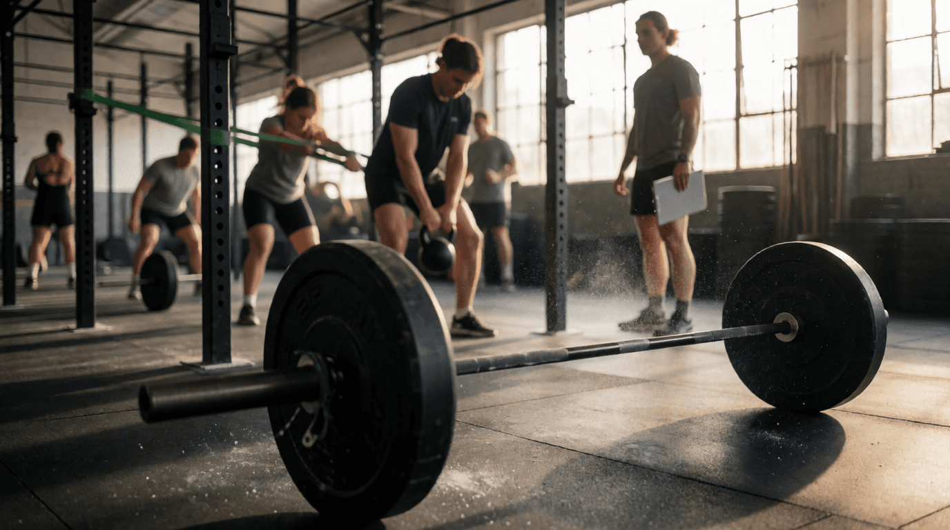 gym fitness equipment workout escolher crossfit box