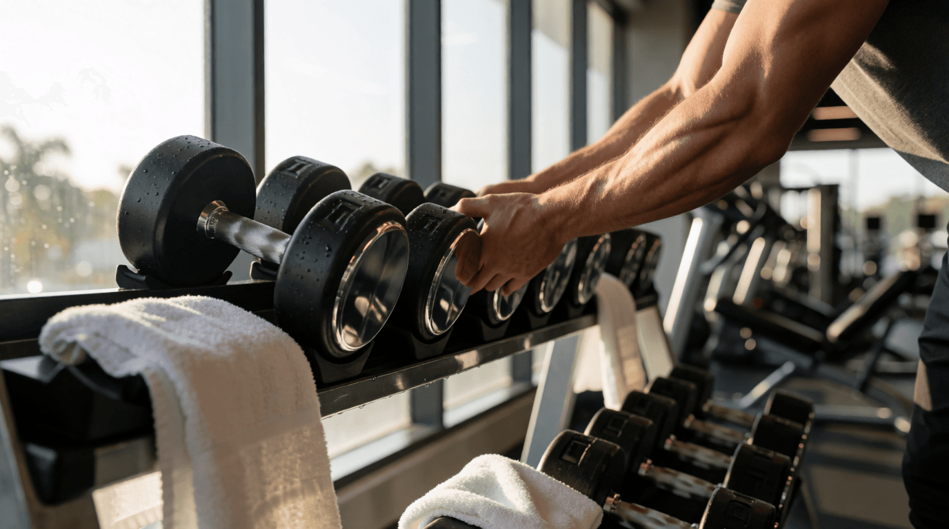 gym fitness equipment workout halteres fixos goiania go