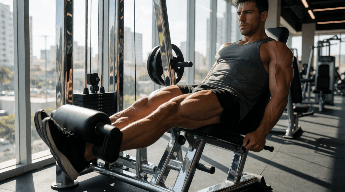 gym fitness equipment workout leg extension feira santana