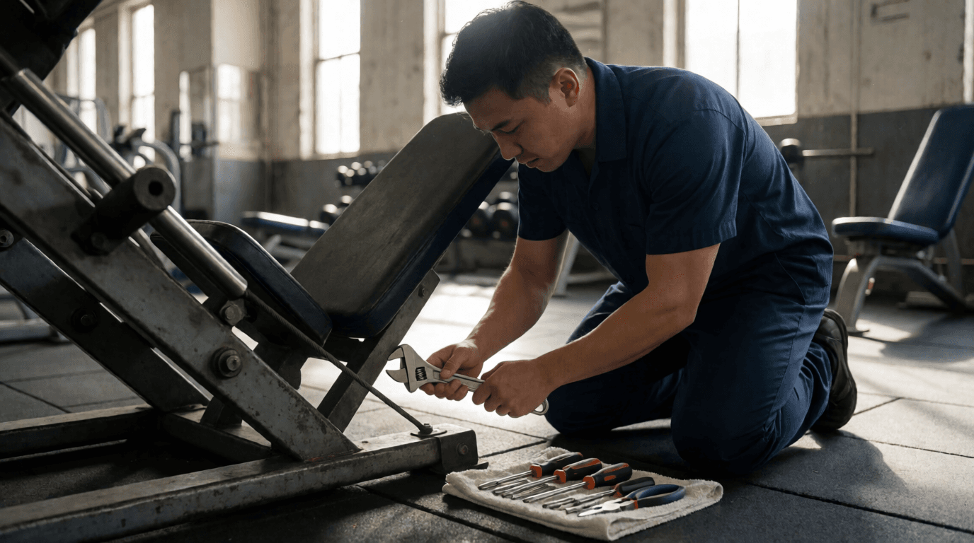 gym fitness equipment workout manutencao maquinas