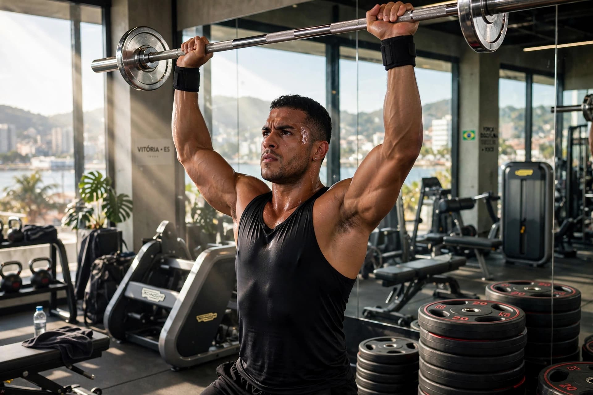 gym fitness equipment workout shoulder press vitoria es